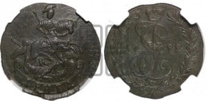 Денга 1792 года КМ (КМ, Сузунский монетный двор)