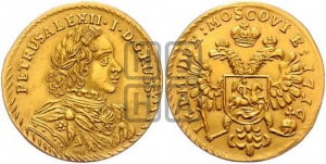 1 червонец 1716 года (надпись латинская)