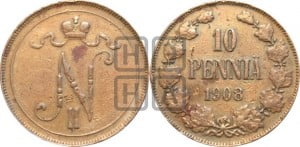 10 пенни 1908 года