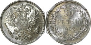 50 пенни 1908 года L