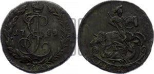 Денга 1789 года КМ (КМ, Сузунский монетный двор)
