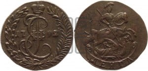 Денга 1792 года КМ (КМ, Сузунский монетный двор)