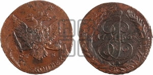 5 копеек 1767 года СПМ (СПМ, Санкт-Петербургский монетный двор)