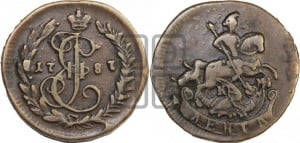 Денга 1787 года КМ (КМ, Сузунский монетный двор)