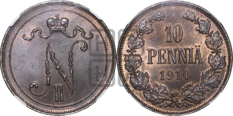 10 пенни 1910 года