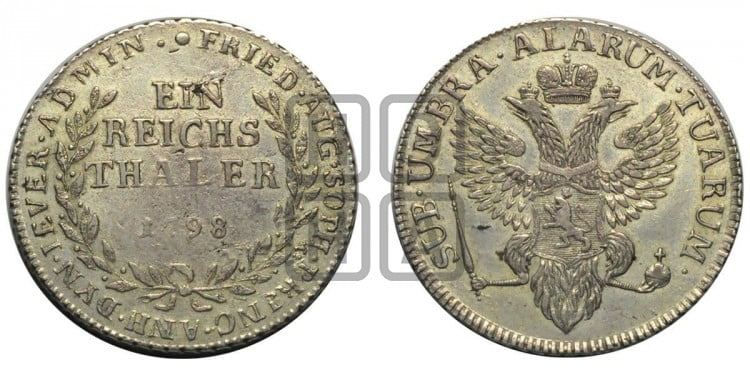 Ein reichsthaler 1798 года