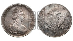 1 рубль 1780 года СПБ/ИЗ (новый тип)