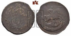 2 копейки 1795 года ММ (ММ, Красный  монетный двор)