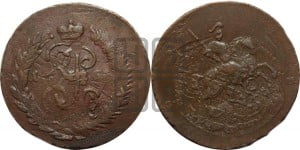 2 копейки 1765 года СПМ (СПМ, Санкт-Петербургский монетный двор)