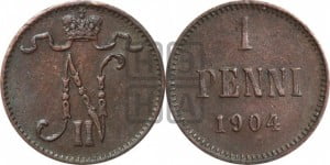 1 пенни 1904 года