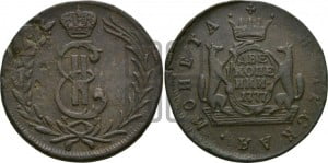 2 копейки 1777 года КМ (для Сибири)