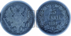 25 пенни 1891 года L