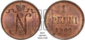 1 пенни 1904 года