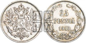 25 пенни 1910 года L