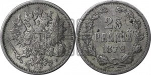 25 пенни 1872 года S