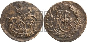 Полушка 1783 года КМ (КМ, Сузунский монетный двор)