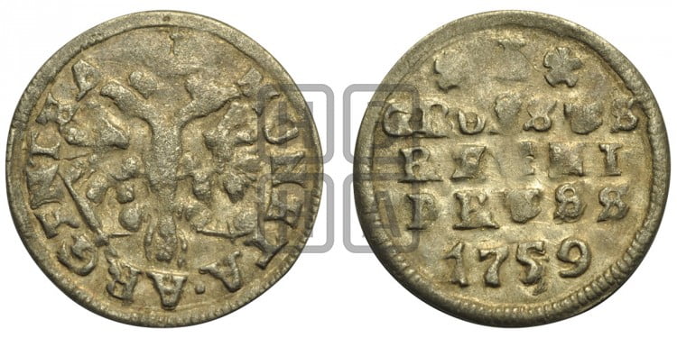 1 грош 1759 года