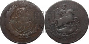 2 копейки 1766 года СПМ (СПМ, Санкт-Петербургский монетный двор)