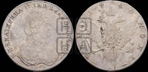 1 рубль 1780 года СПБ/ИЗ (новый тип)