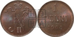 1 пенни 1904 года