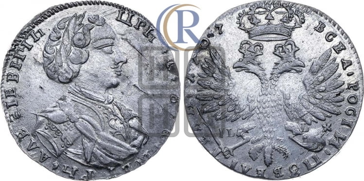 Тинф 1707 года (со знаком IL или ILL)