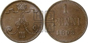 1 пенни 1893 года