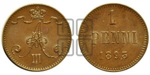 1 пенни 1893 года