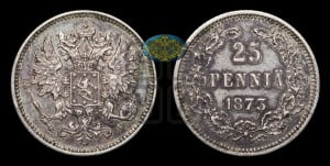25 пенни 1873 года S