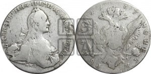 1 рубль 1767 года ММД/EI ( MMД, без шарфа на шее)