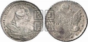 1 рубль 1737 года (московский тип)