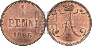 1 пенни 1893 года