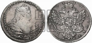 1 рубль 1737 года (московский тип)