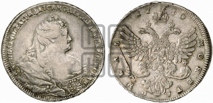 1 рубль 1740 года (московский тип)