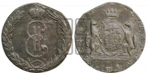 10 копеек 1768 года КМ (для Сибири)