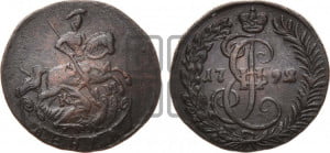 Денга 1792 года КМ (КМ, Сузунский монетный двор)