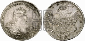 1 рубль 1737 года (московский тип)