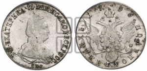 Полуполтинник  1796 года СПБ/IС (новый тип)