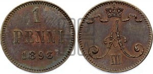 1 пенни 1893 года