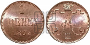 1 пенни 1893 года