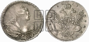 1 рубль 1737 года (московский тип)