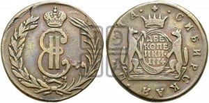 2 копейки 1774 года КМ (для Сибири)