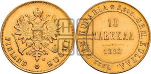 10 марок 1882 года S