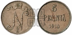 5 пенни 1910 года