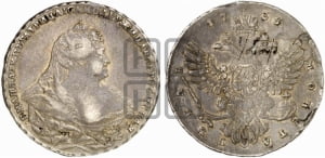 1 рубль 1738 года (московский тип)