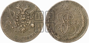 5 копеек 1787 года ЕМ (ЕМ, Авеста, Швеция)