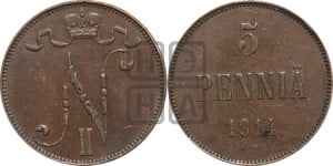 5 пенни 1914 года