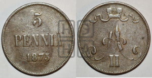 5 пенни 1875 года