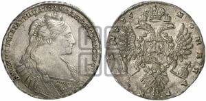 1 рубль 1735 года