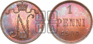 1 пенни 1904 года