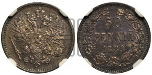 50 пенни 1889 года L